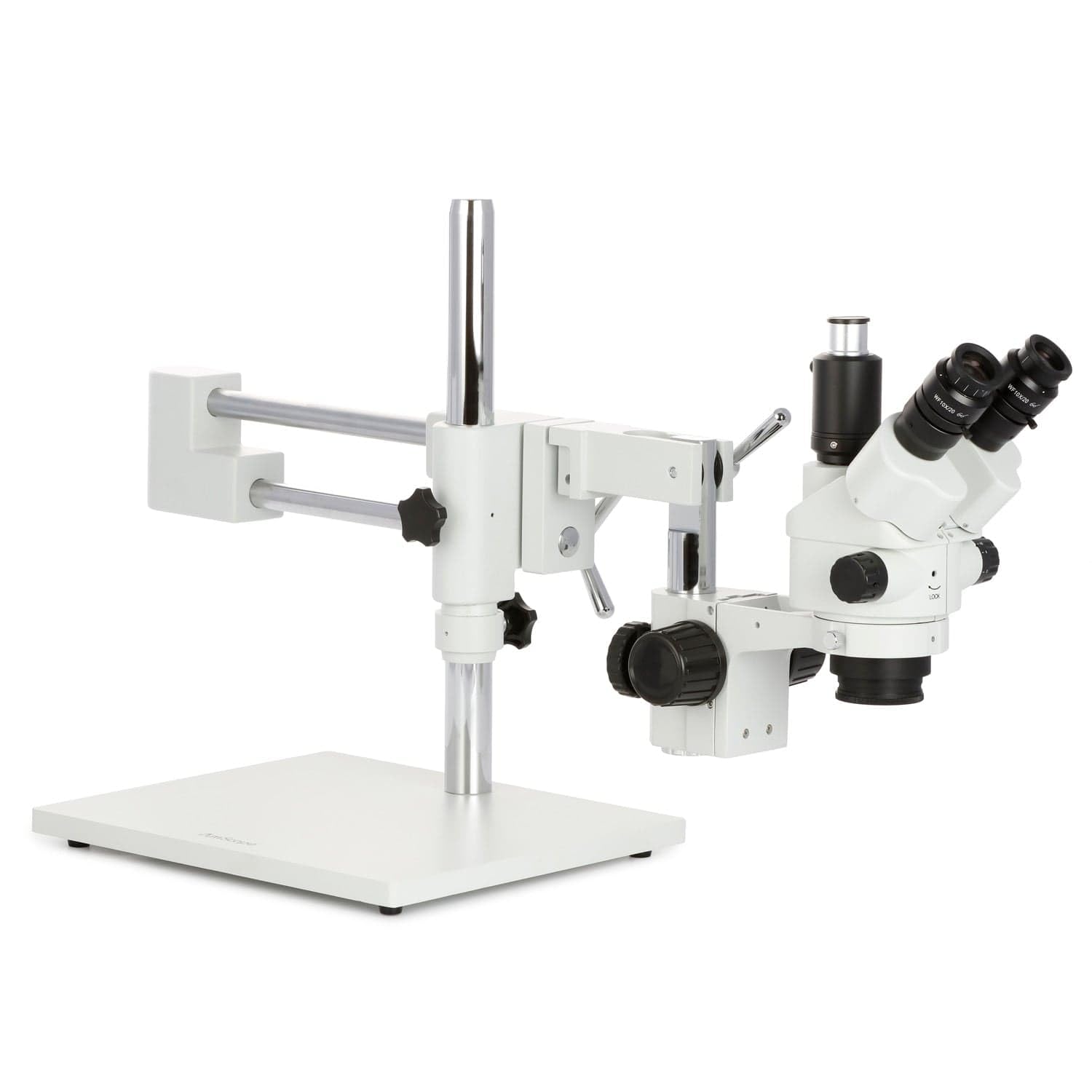 Amazon.com : AmScope 7X-45X Simul-Focal Stereo Zoom Microscope on